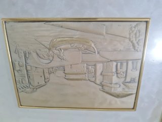 Quadro Argento 925 e Legno Artigianale artigianato