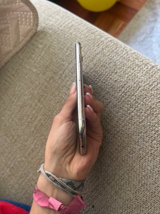 Custodia iPhone X Blu e iPhone X Argento