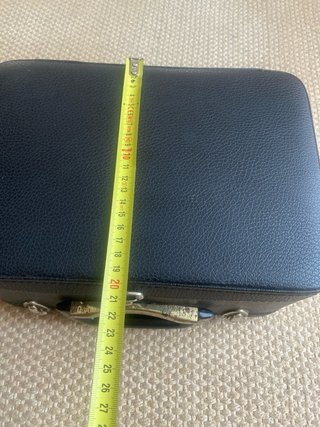 Necessaire vintage preto completo