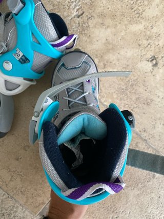 Patines oxelo 29 32 con protecciones y bolsa.
