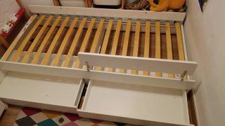 Cama nido IKEA SLÄKT 90x200 blanca