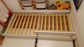 Cama nido IKEA SLÄKT 90x200 blanca