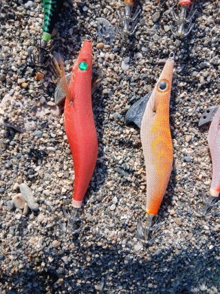 Señuelos pesca calamar 7 unidades
