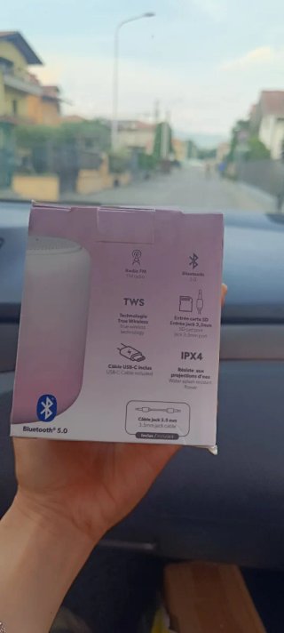 Altoparlante Cassa Bluetooth TNB Nuova Rosa e Bian