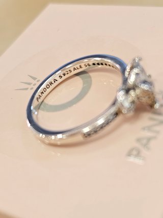 Anillo Pandora Stitch Disney Talla 56+caja