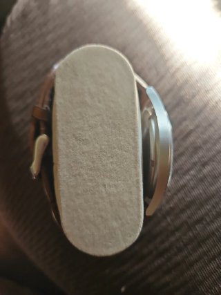 Reloj Hamilton Cuero Marrón Esfera Negra