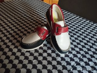 Zapatos Astrid Rojo y Blanco