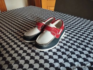 Zapatos Astrid Rojo y Blanco