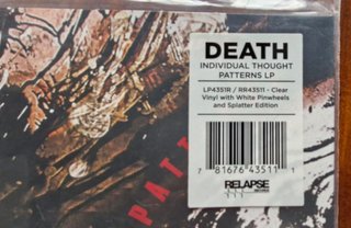 Death - Individual Thought Patterns - LP