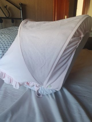 Funda Capota Coche Bebé Rosa