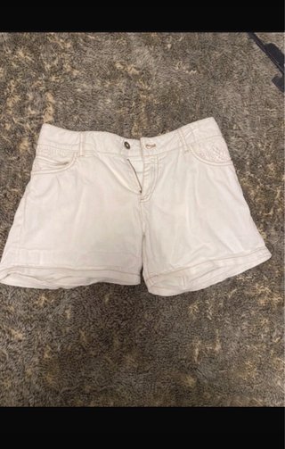 Shorts blancos mujer