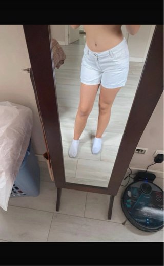 Shorts blancos mujer