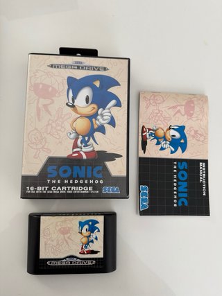 SEGA MEGA DRIVE 16 BIT + Sonic + Mega Game