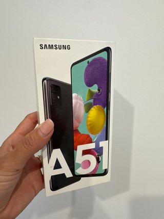 Scatola originale Samsung A51 Nero