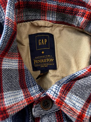 Camisa Franela GAP x Pendleton Cuadros Talla L
