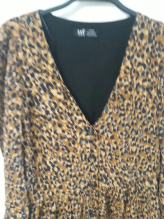 Vestido Zara Estampado Animal