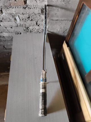 Raqueta de tenis antigua