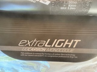 Manillar FSA Extra Light New Ergo 40cm