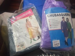 Chubasqueros adulto Melida Costas Talla XL 3 u.