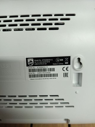 Philips BTM2660 Microcadena Bluetooth Blanca