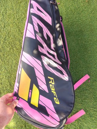 Raquetero Babolat Rafa Negro/Rosa Grande