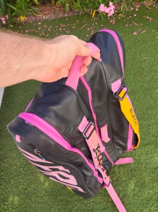 Raquetero Babolat Rafa Negro/Rosa Grande
