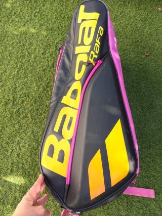 Raquetero Babolat Rafa Negro/Rosa Grande