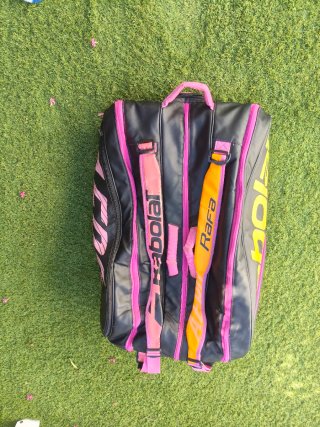Raquetero Babolat Rafa Negro/Rosa Grande