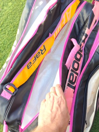 Raquetero Babolat Rafa Negro/Rosa Grande