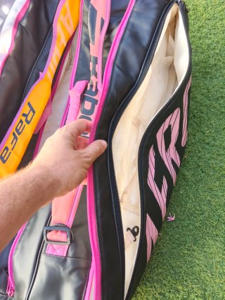 Raquetero Babolat Rafa Negro/Rosa Grande