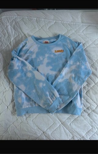 Sudadera Levi's Tie-Dye Azul y Blanca