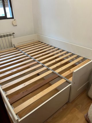 Cama extensible IKEA BRIMNES con cajones