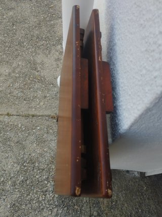 Tavolino ausiliario pieghevole in legno massello