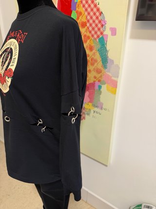Sudadera Rock & Roll Negra