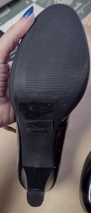 Zapatos negros de tacón nuevos marca di fontana
