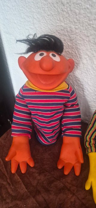 Marionetas Vicma Epi y Blas Barrio Sésamo
