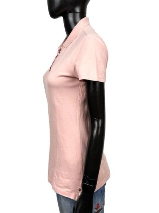 Tommy Hilfiger Denim Polo Donna M Rosa Logo Cotone