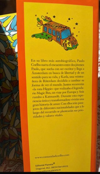 Libro Hippie Paulo Coelho tapa dura.