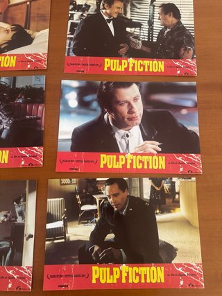 Pulp Fiction Set 7 fotocromos originales tarantino