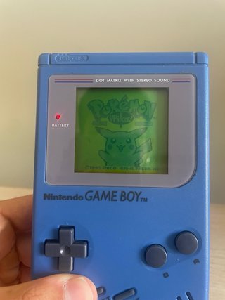 Nintendo Game Boy DMG blu