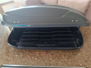 Cofre de techo y juego de barras de aluminio