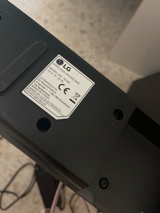 Barra de sonido y subwoofer LG
