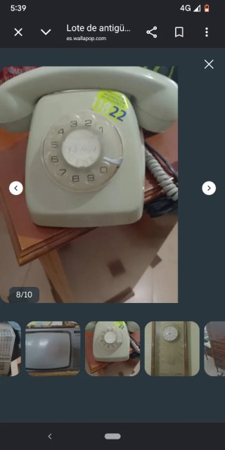 Teléfono antiguo de ruleta