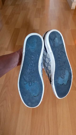 Zapatillas Gucci GG Logo Beige/Azul