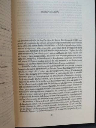 Escritos de Soren Kierkegaard de los papeles de...