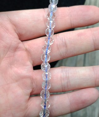 Collar Cuarzo Transparente Facetado