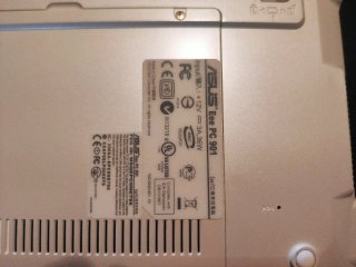 Asus Eee PC 901 SSD 128GB + Cargador + Funda