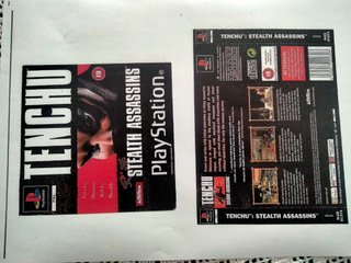 Tenchu Stealth Assassins PS1 Carátula Reemplazo