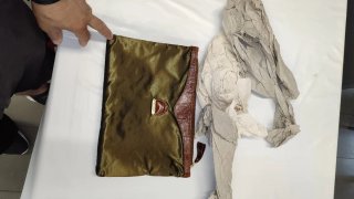 Pochette Aldo Ripani Unisex Pelle Marrone/Verde Ol