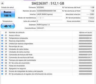 Disco Duro SSD M.2 NVMe 512Gb
